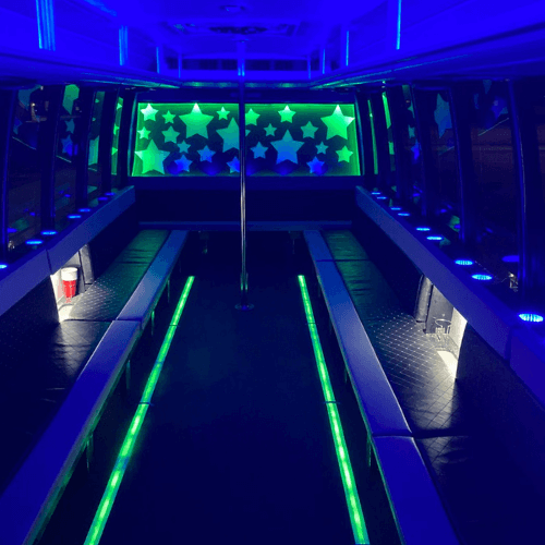 Galaxy party bus