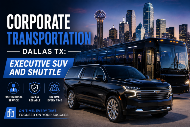 Corporate Transportation Dallas TX: Executive Limo and Shuttle