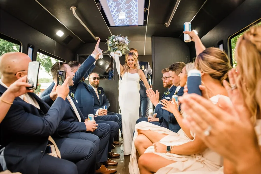 Dallas wedding transportation party bus and limo services
