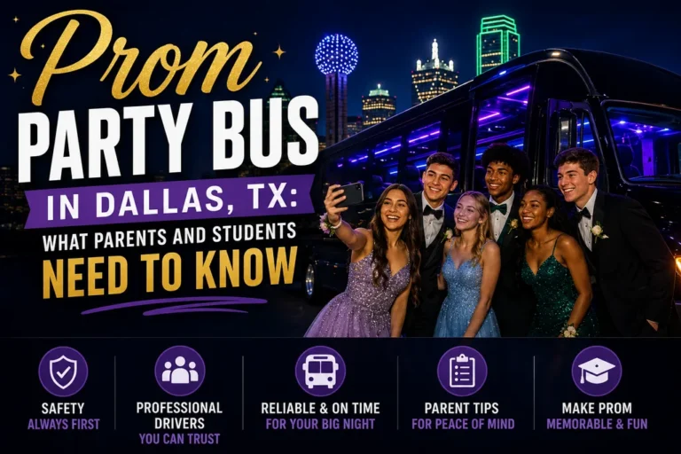 Prom Party Bus in Dallas TX: What Parents and Students Need to Know
